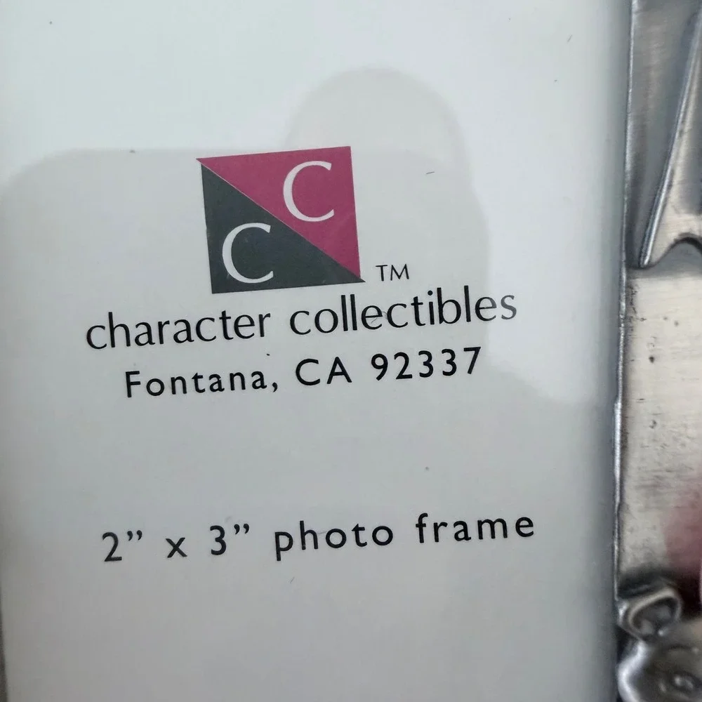 Vintage Character Collectibles 1997 Pewter Teddy Bear Ballet Photo Frame 2x3